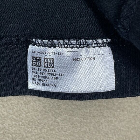 KAWS x Uniqlo x‎ Peanuts Joe Kaws Yawn Shirt Mens Large Black Snoopy Outline Tee - Picture 7 of 10